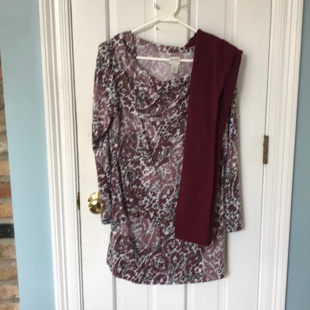 Tunic top with matching leggings